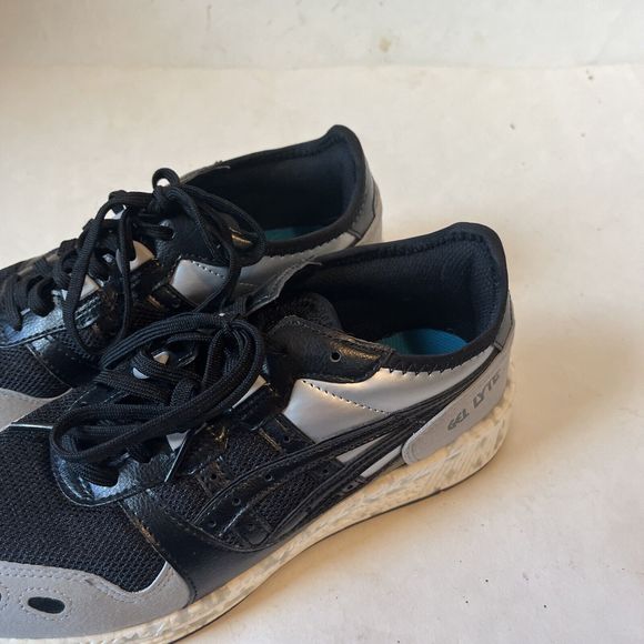 Asics Mens Hyper Gel-Lyte 1191A011 Lace Up Low Top Black Running Shoes Size 6.5 - Picture 3 of 11